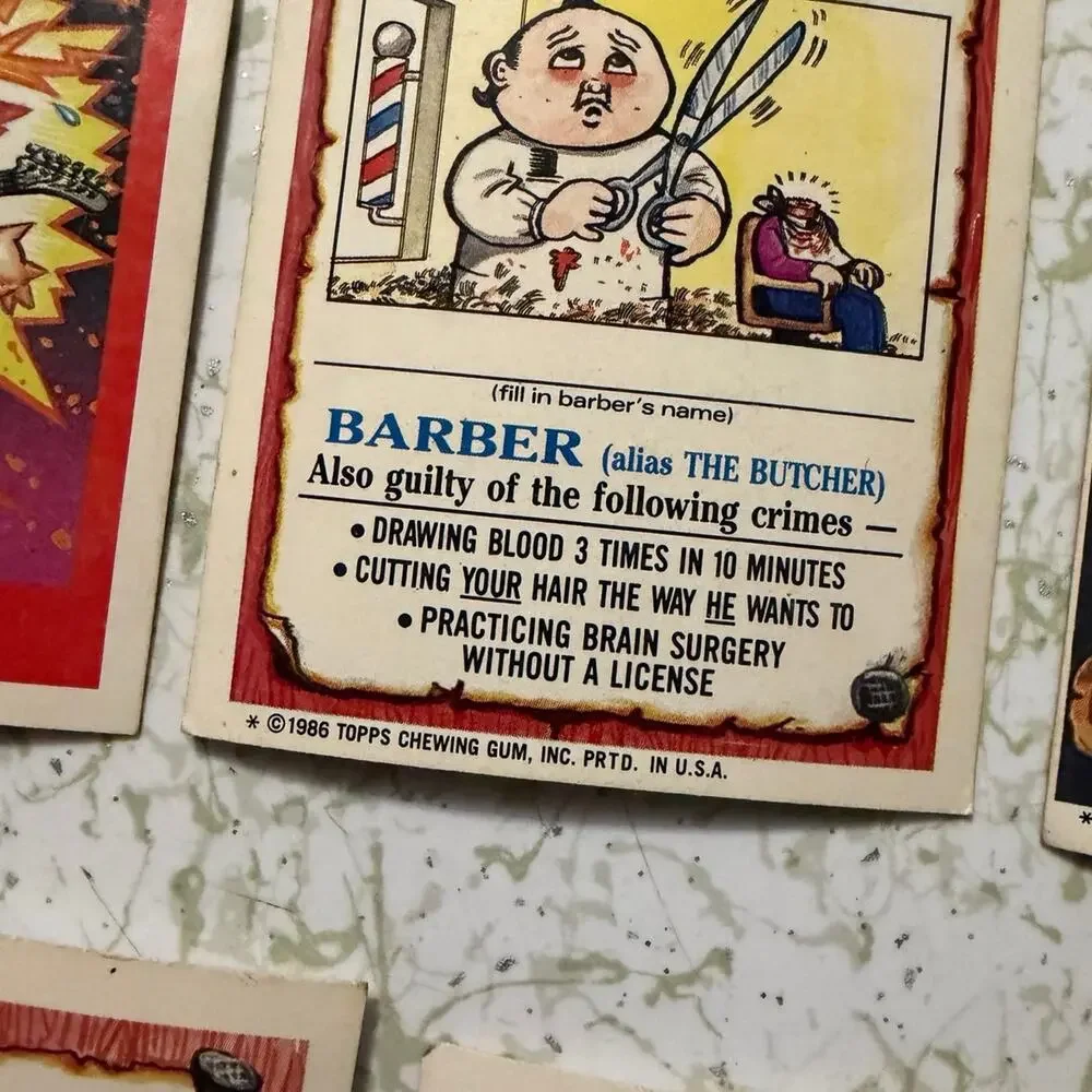 Vintage 1985–1986 Garbage Pail Kids Card Lot – Original Topps – 50+ Cards